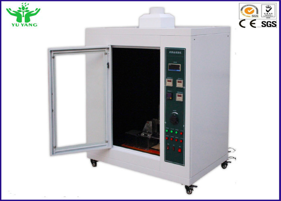 × 1100 del × 800 di uso del laboratorio dell'apparecchiatura di collaudo di infiammabilità del cavo di incandescenza elettrica 1350mm