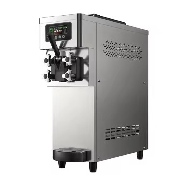 Aggiornare la produzione di gelati piano in piedi 13L tre teste vending machine automatica