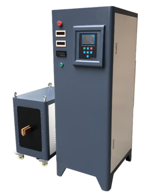 120 kW Macchina elettrica di riscaldamento ad induzione Forno di forgiatura per Bolt Nut Componente di core di forgiatura del martello