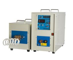 15KW Alta frequenza macchina di riscaldamento ad induzione Nuovo metallo tubo di rame filo di saldatura impianti di produzione costruzione Motore